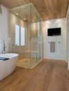 spacious bathroom remodel