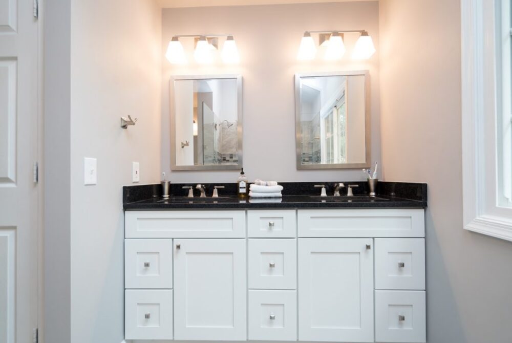 standard bathroom vanity height