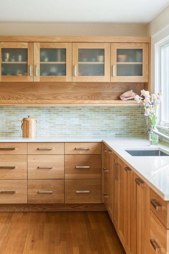 maple kitchen cabinet