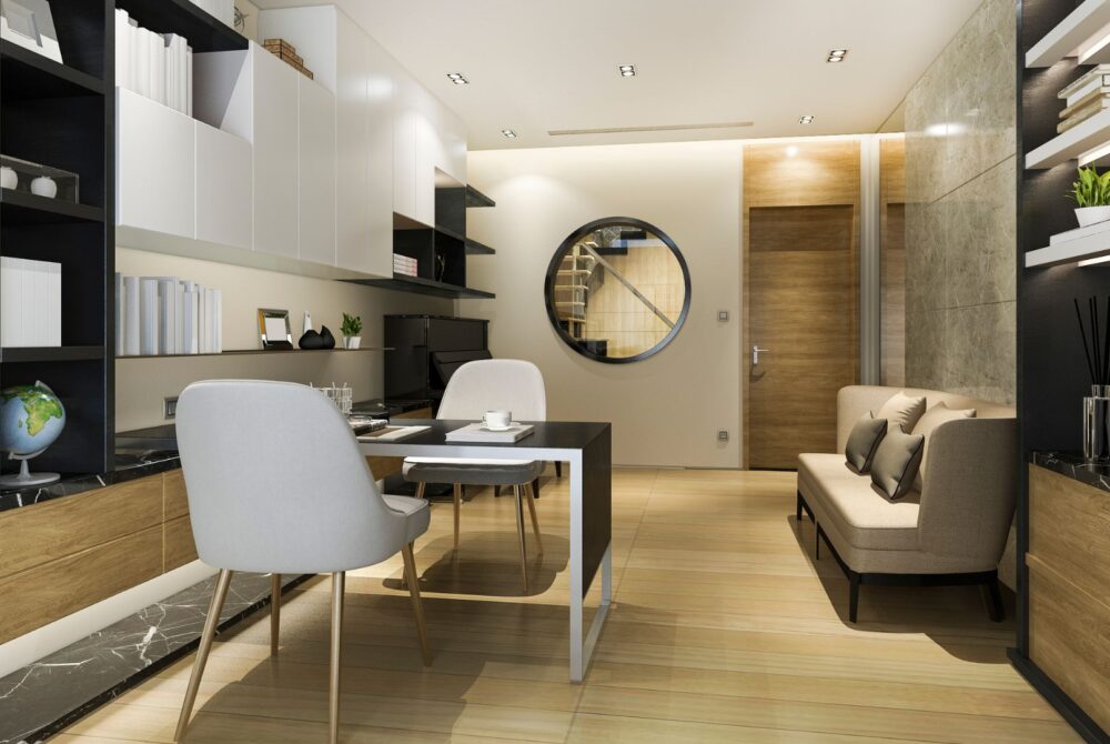 basement home office
